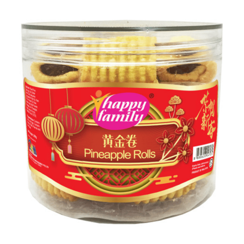 [Halal] Pineapple Rolls 250g Bottle