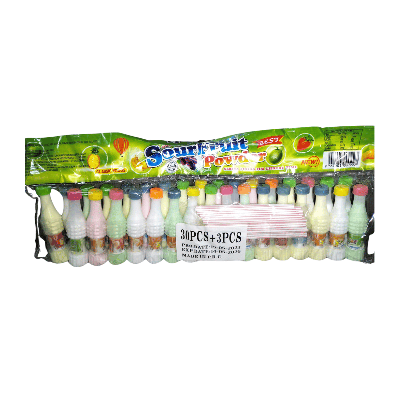 [Halal] Small Sour Powder Bottles 33pc