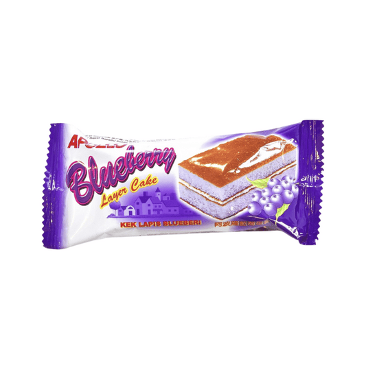 [Halal] Apollo Layer Cake Blueberry 18g x 24pkt