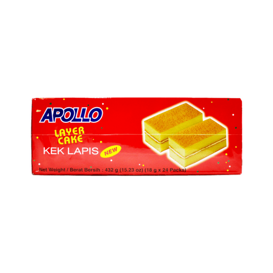 [Halal] Apollo Layer Cake Lapis 18g x 24pkt