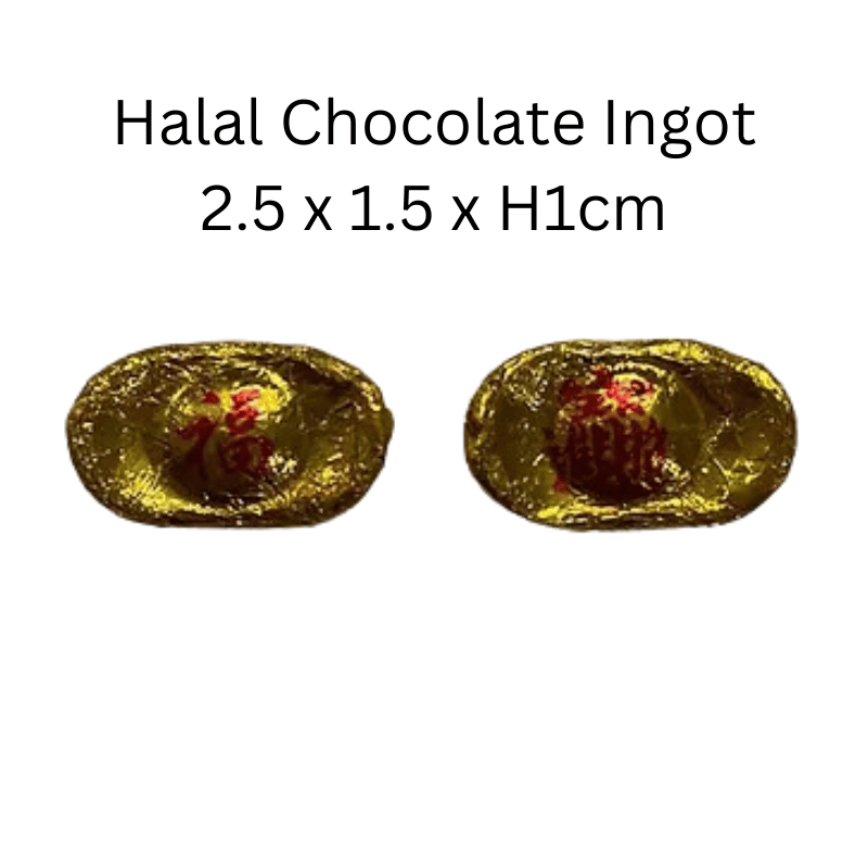 [Halal] Chocolate Gold Ingot 100pc