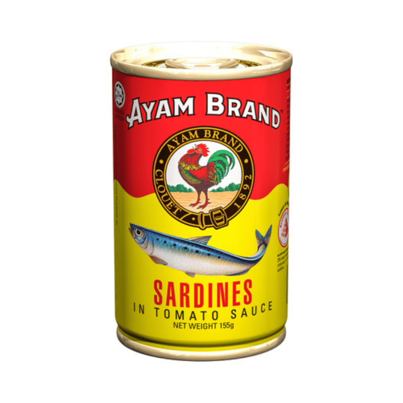 [Halal] Ayam Brand Sardines in Tomato Sauce 155g (Small)