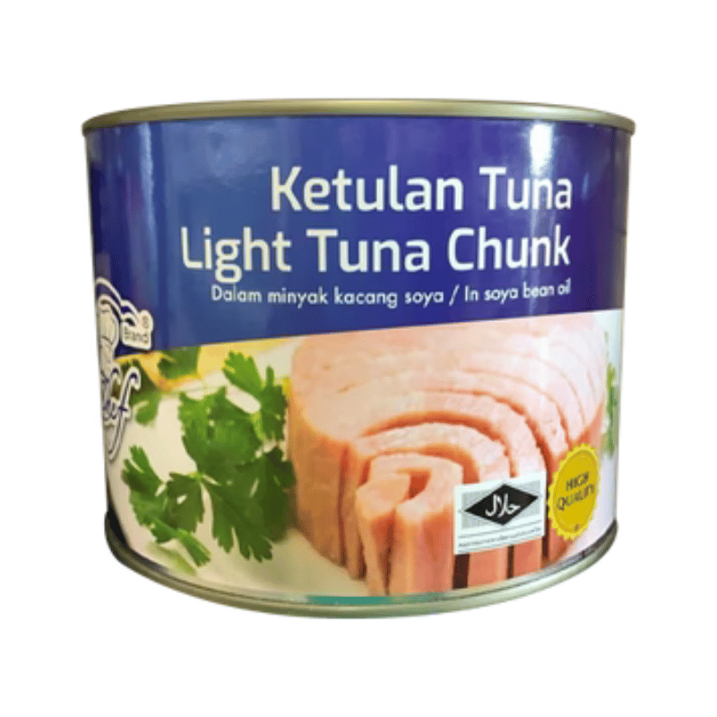 [Halal] C Chef Tuna Chunk in Soyabean Oil 1.85kg