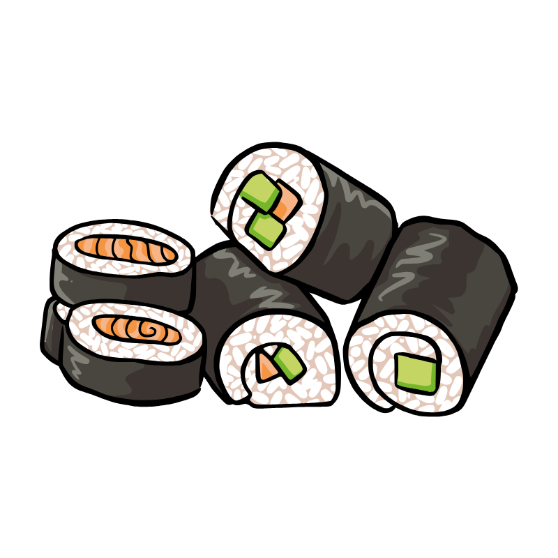 Egg (Tamago) Maki Roll