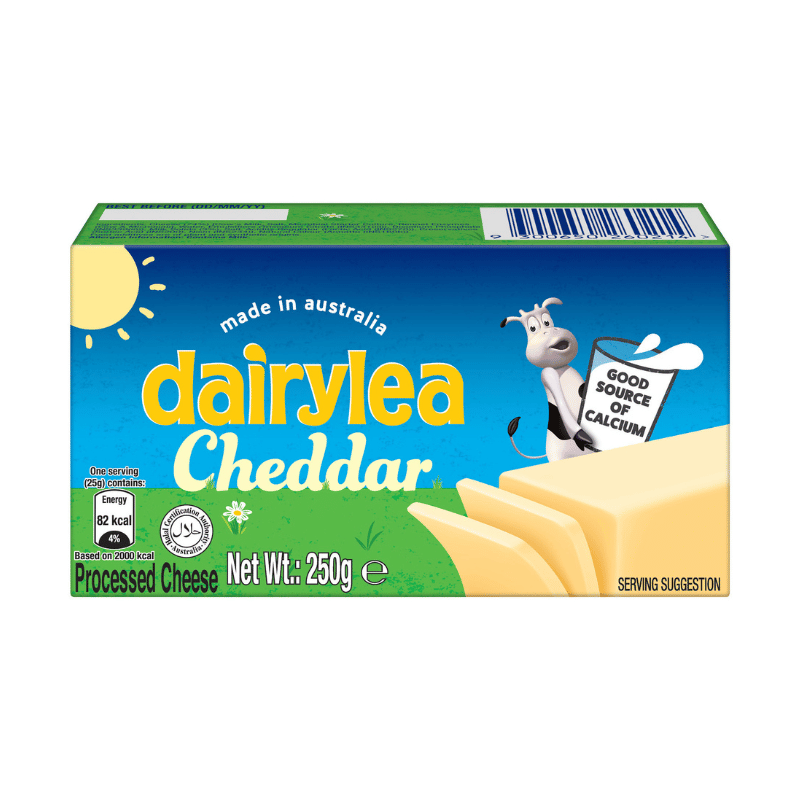 [Halal] Dairylea Cheddar Cheese Block 250g Daily Cart