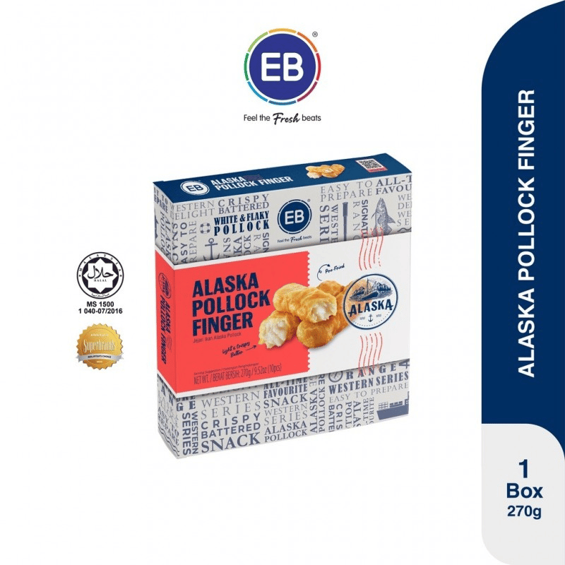 [Halal] EB Alaska Pollock Fish Finger 270g