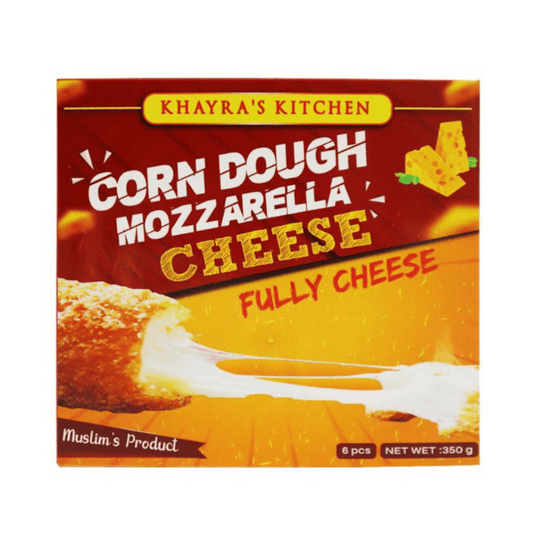 [Halal] Khayra Corn Dough Monzarella Cheese White 6pcs