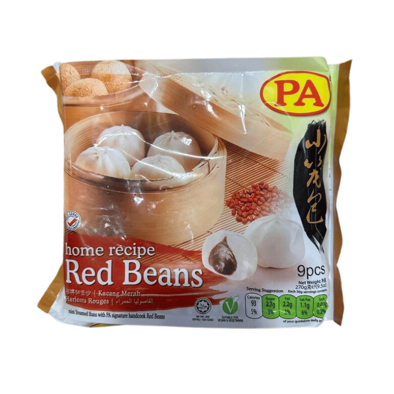 [Halal] Red Bean Mini Pau 9pcs