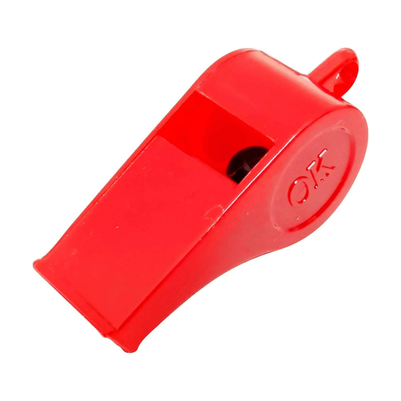 Red Plastic Whistle 40pc
