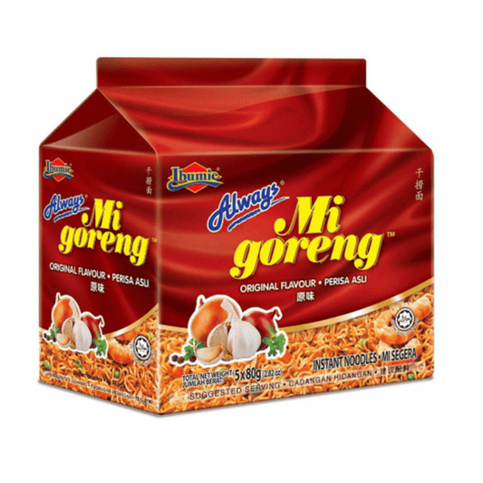[Halal] Ibumie Mi Goreng Original Noodles 80g x 5