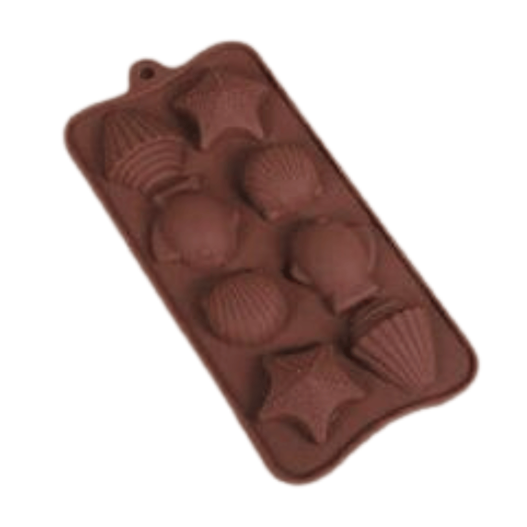 MM11397 | Shell & Seashell Silicone Mold 8 in 1