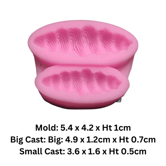 MMSH018 | Cone Shell Silicone Mold 2 in 1