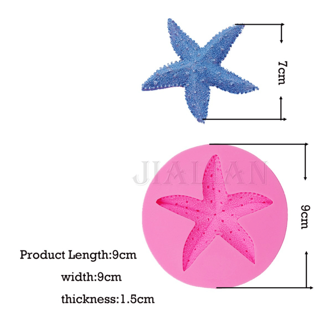 MMST008 | Starfish Silicone Mold Dia 7cm