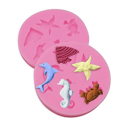 MM15660 | Sea Ocean Seahorse Fish Silicone Mold