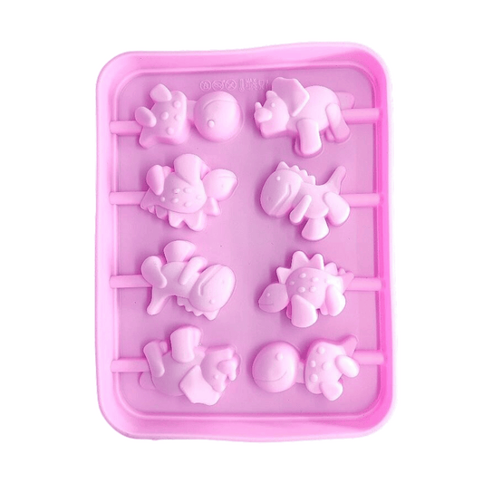 MM14501 | Dino Dinosaur Popsicle Cake Pop Silicone Mold
