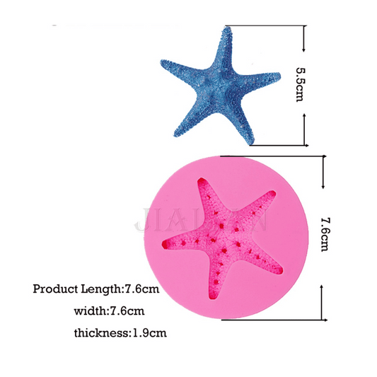 MMST009 | Starfish Silicone Mold Dia 5.5cm