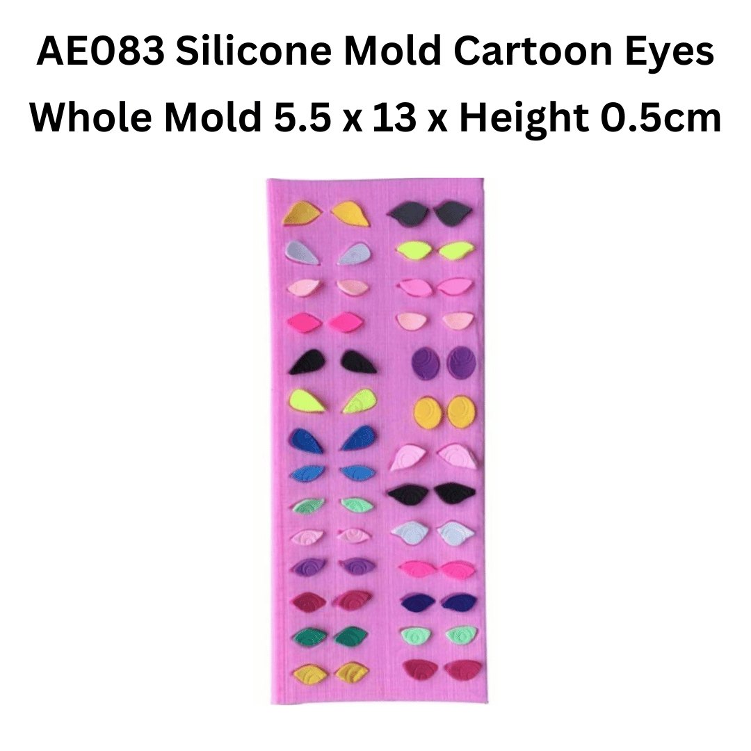 AE083 Silicone Mold Cartoon Eyes