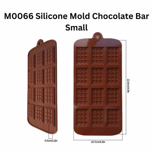 M0066 Silicone Mold Chocolate Bar Small