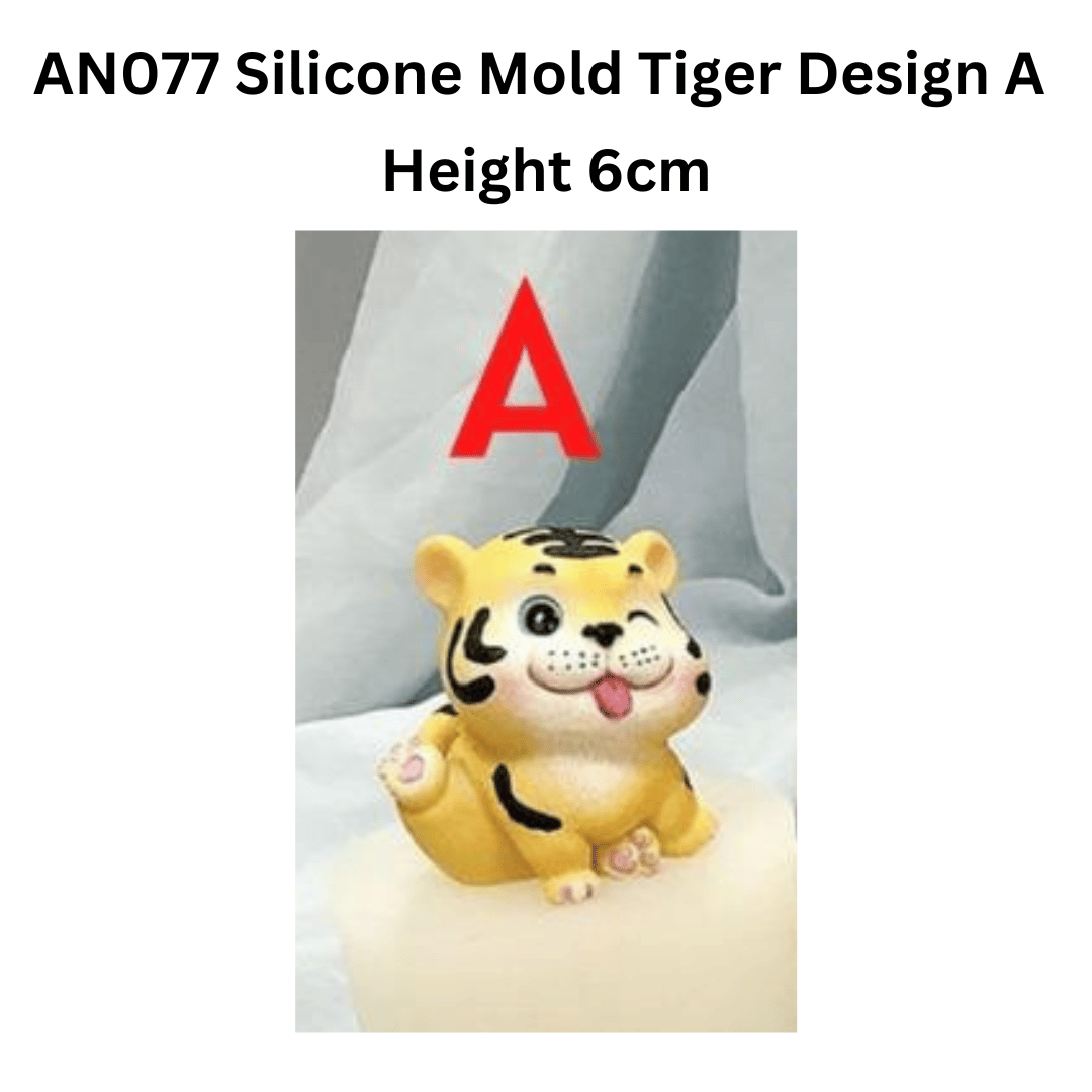 AN077 Silicone Mold Tiger Design A