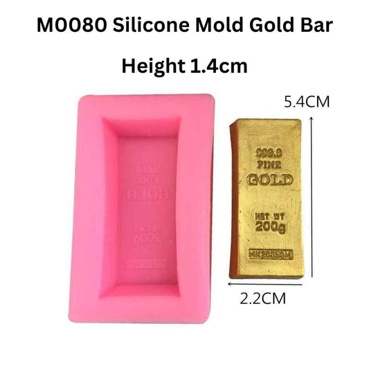 M0080 Silicone Mold Gold Bar