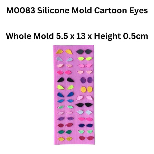 M0083 Silicone Mold Cartoon Eyes