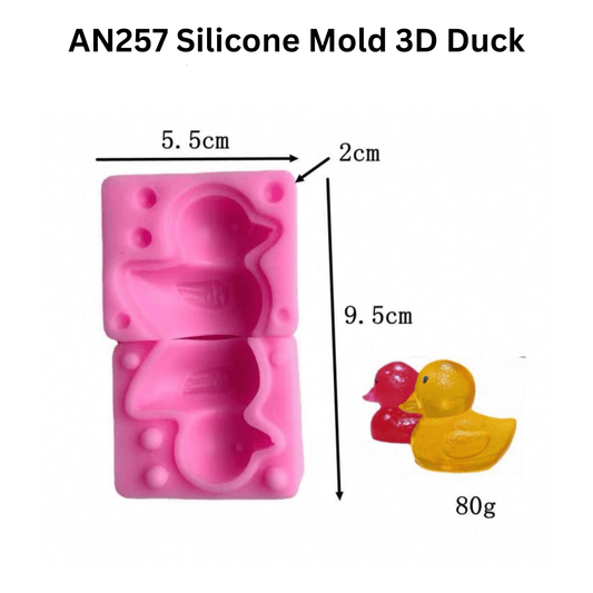 AN257 Silicone Mold 3D Duck