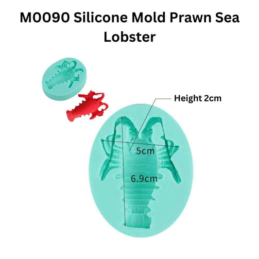 M0090 Silicone Mold Prawn Sea Lobster