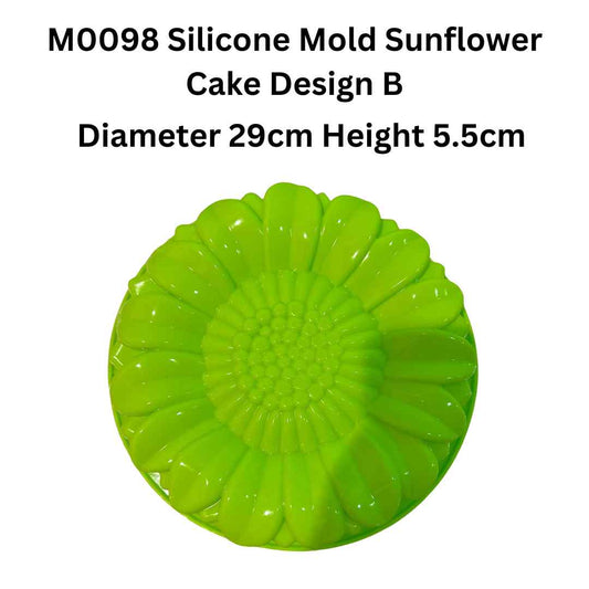 M0098 Silicone Mold Sunflower Cake Design B