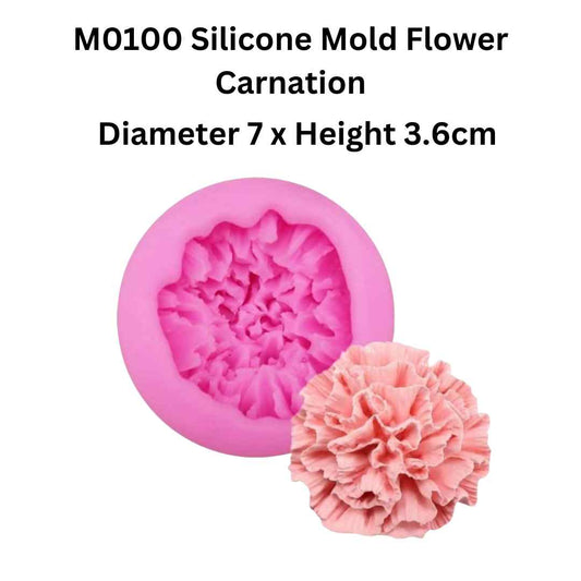 M0100 Silicone Mold Flower Carnation