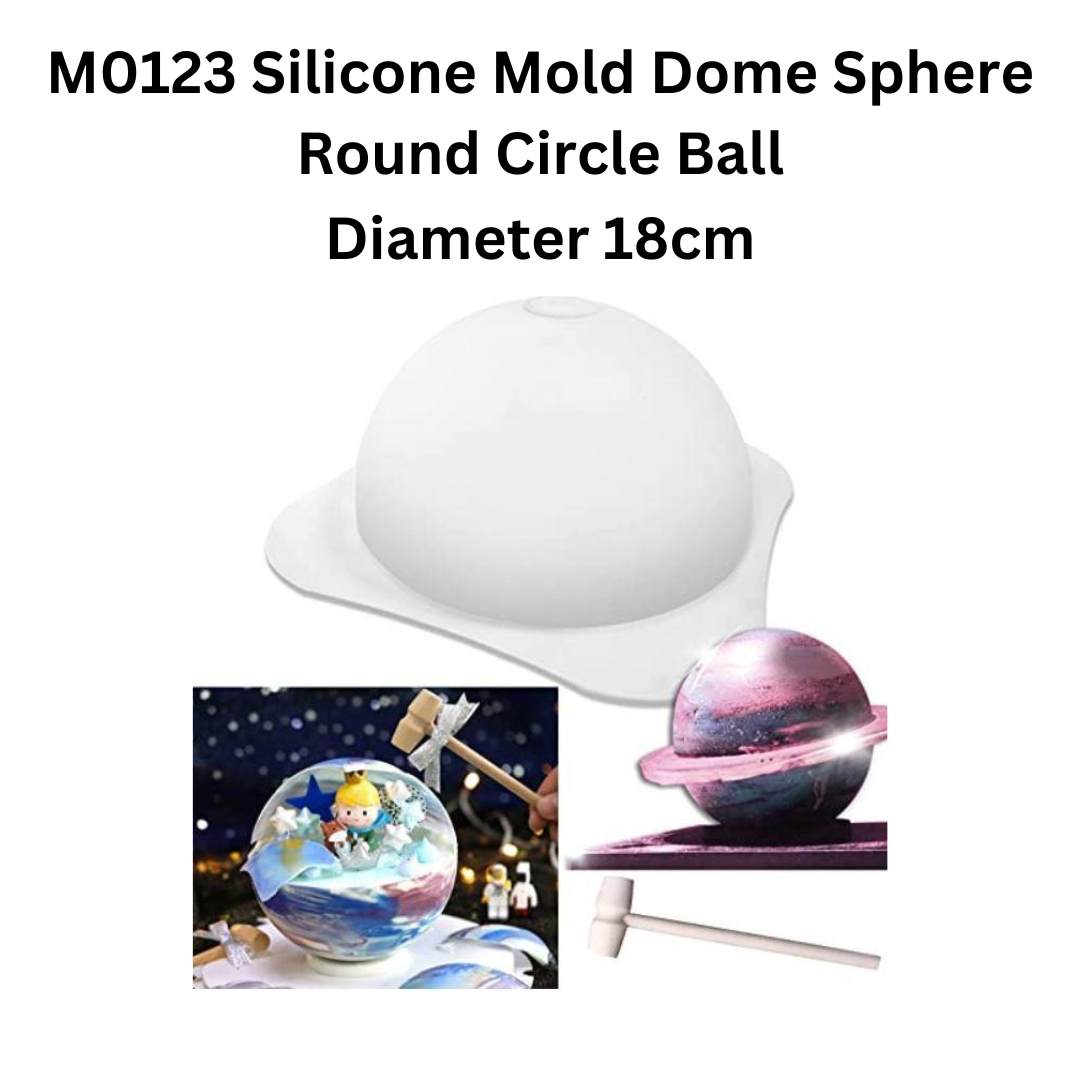 M0123 Silicone Mold Dome Sphere Round Circle Ball