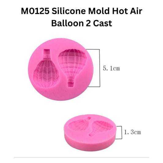 M0125 Silicone Mold Hot Air Balloon 2 Cast