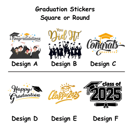 Graduation Sticker Labels