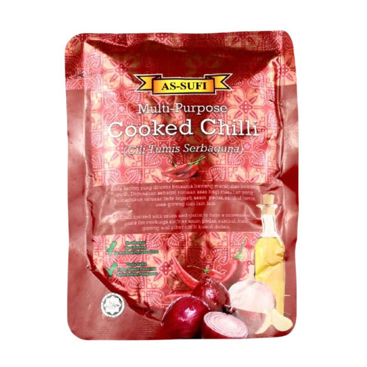 [Halal] As Sufi Multi-Purpose Cooked Chili (Red pkt) 200g
