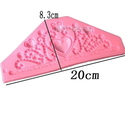 MM 11906 | Tiara Crown Baroque Princess Silicone Mold