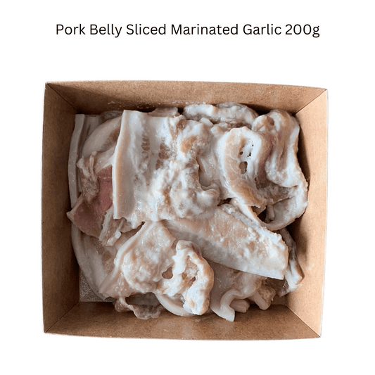 Pork Belly Sliced Marinated Garlic 200g