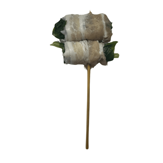 Pork Belly Spinach Roll 10 Skewers Raw