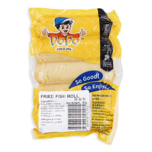 [Halal] Dodo Fried Fish Roll Fish Cake 5pc 180gm