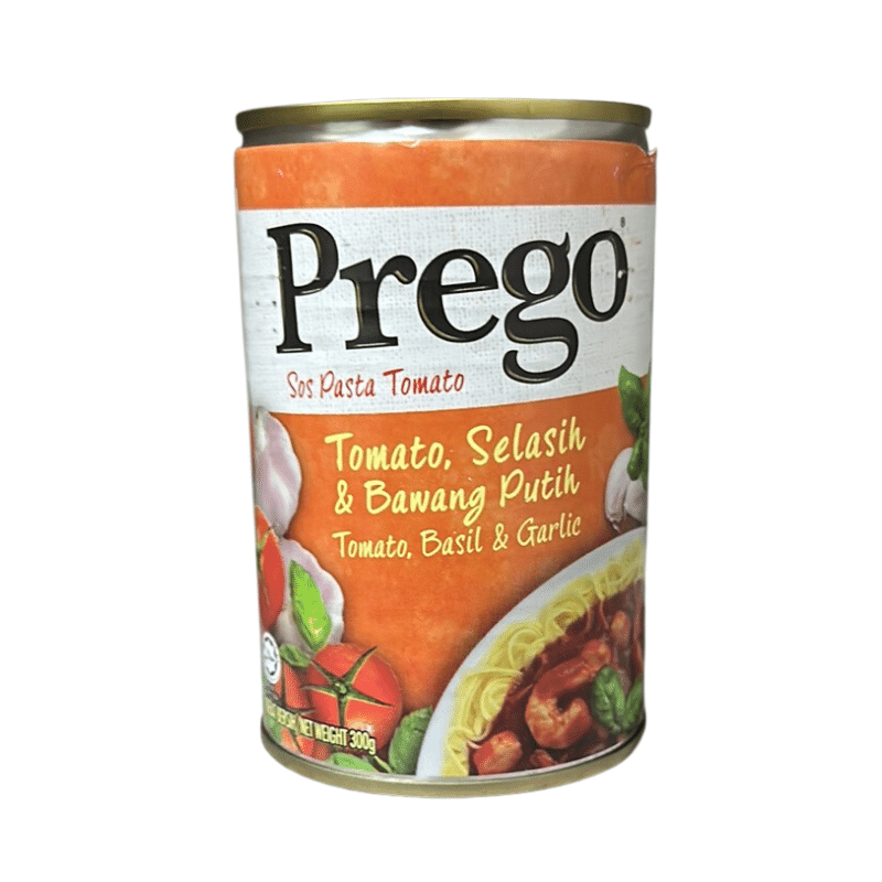 [Halal] Prego Tomato, Basil, Garlic Pasta Sauce Can 300gm