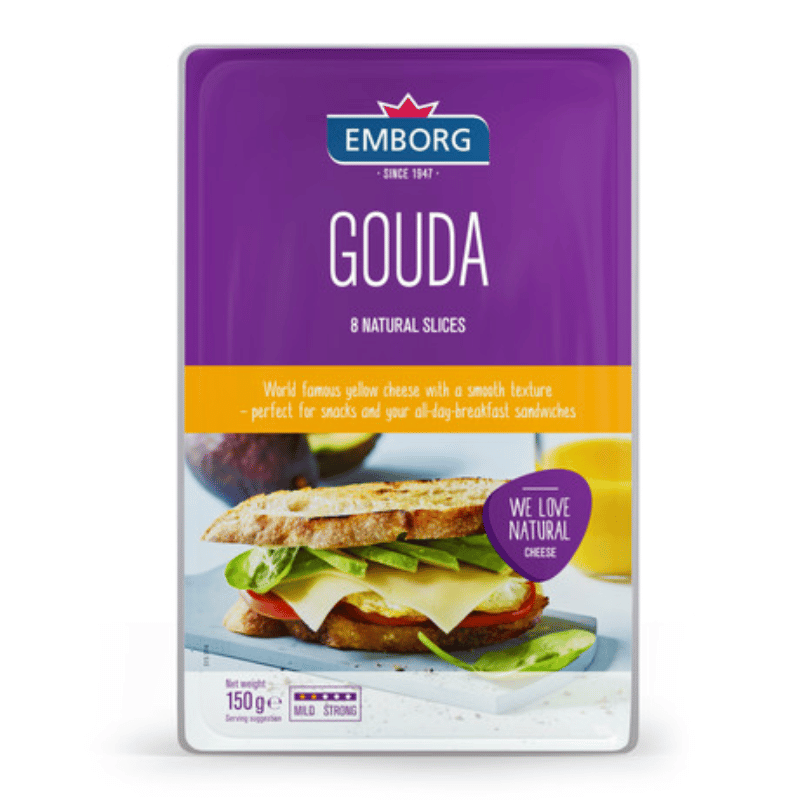 [Halal] Gouda Cheese Slice 150g