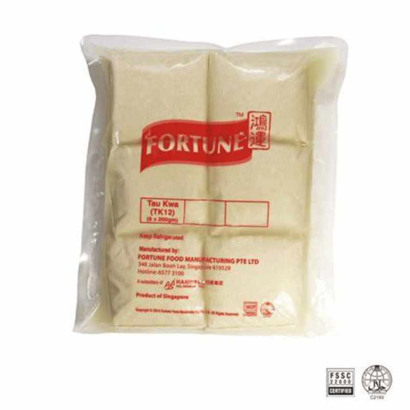 [Halal] Tau Kwa / Firm Beancurd / Tahu 8pcs
