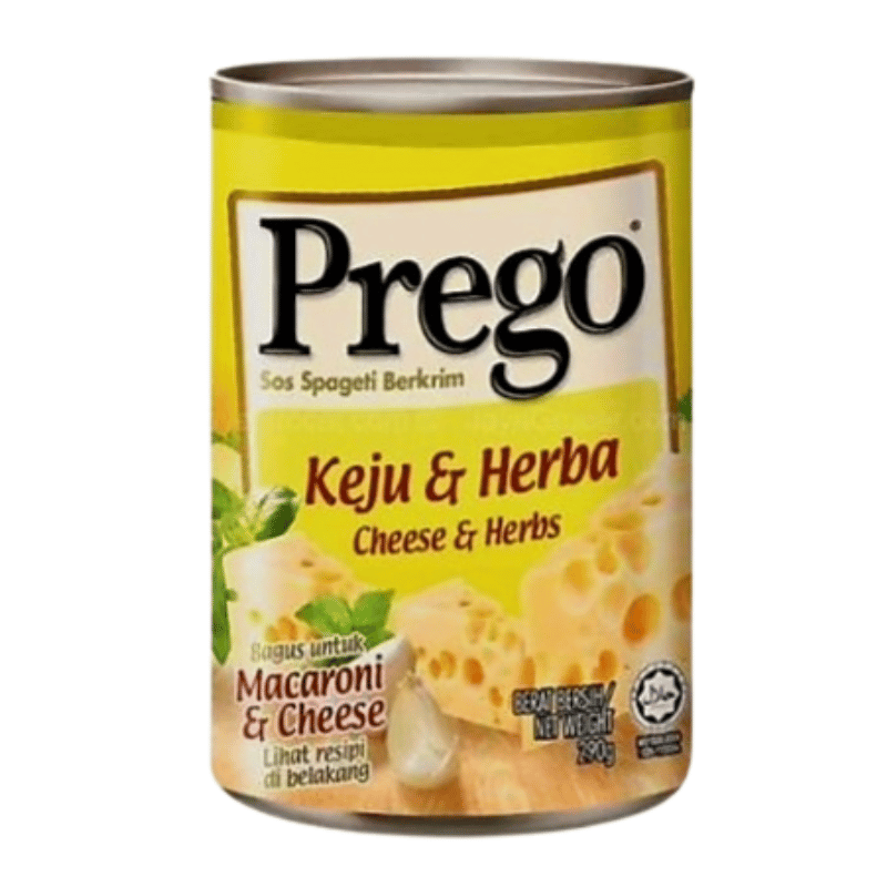 [Halal] Prego Cheese & Herbs Pasta Sauce Can 290gm