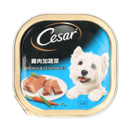 [Dog] Cesar Wet Dog Food - Chicken & Vegetables 100g