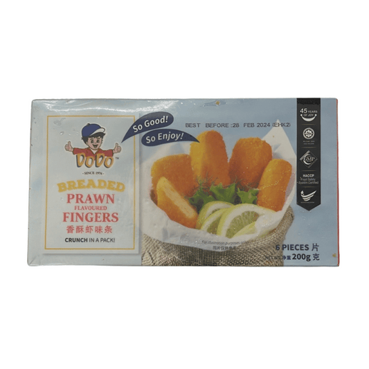 [Halal] Dodo Breaded Prawn Fingers 18pc