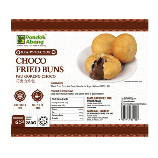[Halal] Pondok Abang Pau Goreng Choco / Choco Fried Bun 6pc